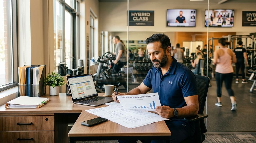 Hybrid Fitness Classes: Running Both From One Timetable